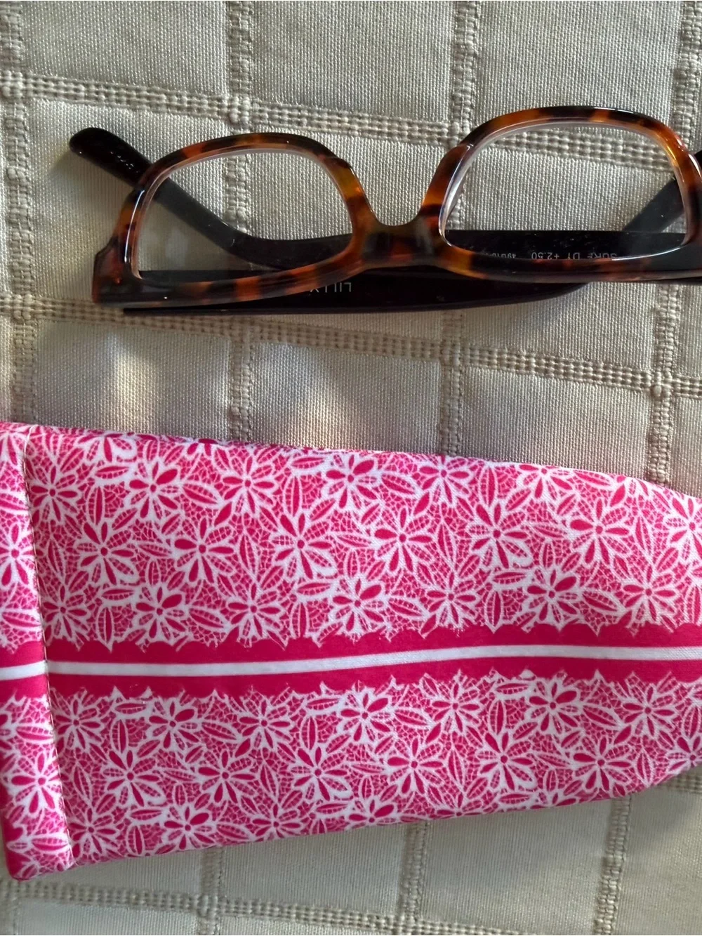 Lilly Pulitzer Tortoiseshell Rectangle Reading Glasses
